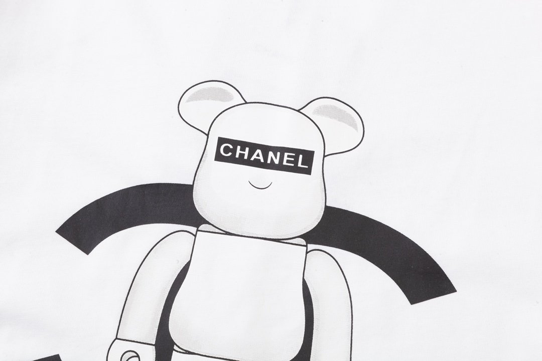 CHANEL香奈兒暴力熊高仿女款T恤純棉
