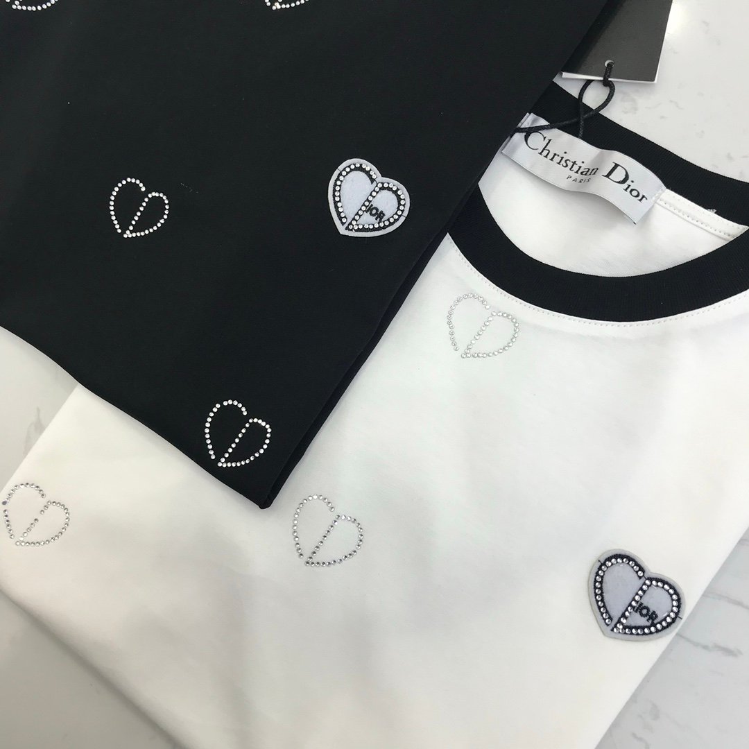 頂級高仿DIOR迪奧衣服圓領無袖北秀 黑色白色