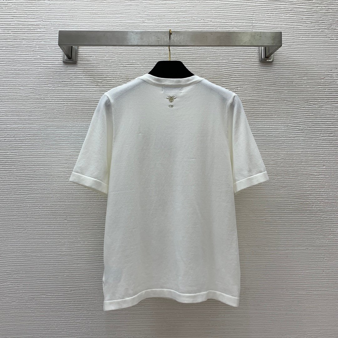 DIOR一比一針織面料短袖上衣精品衣服