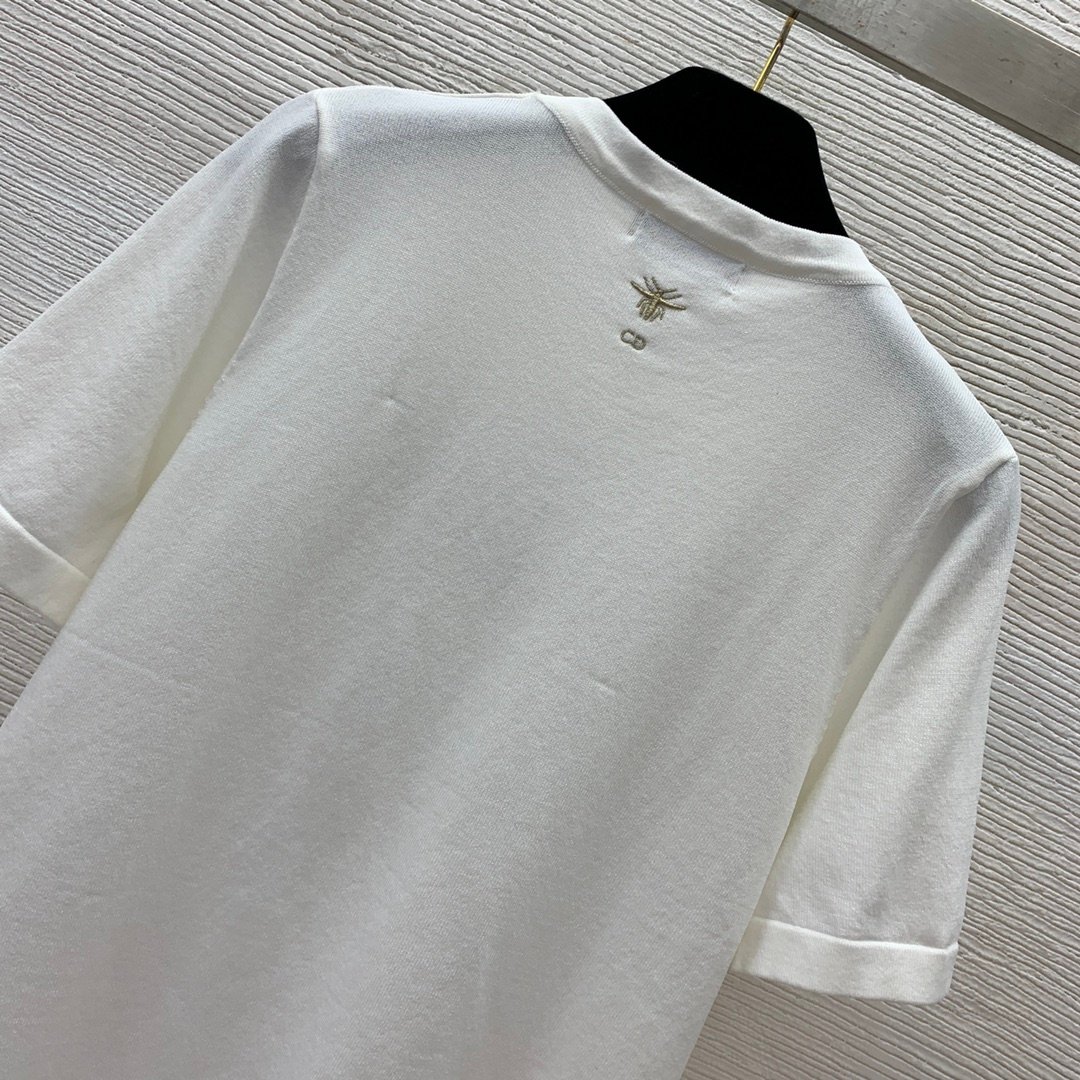 DIOR一比一針織面料短袖上衣精品衣服