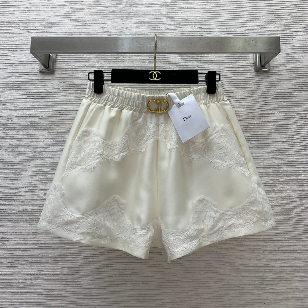 DIOR超級舒適的面料夏季短褲高仿褲子女款