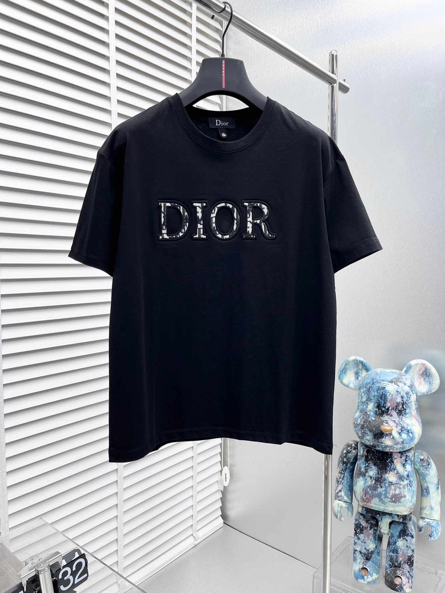 DIOR高仿男裝圓領短袖T恤 簡約百搭