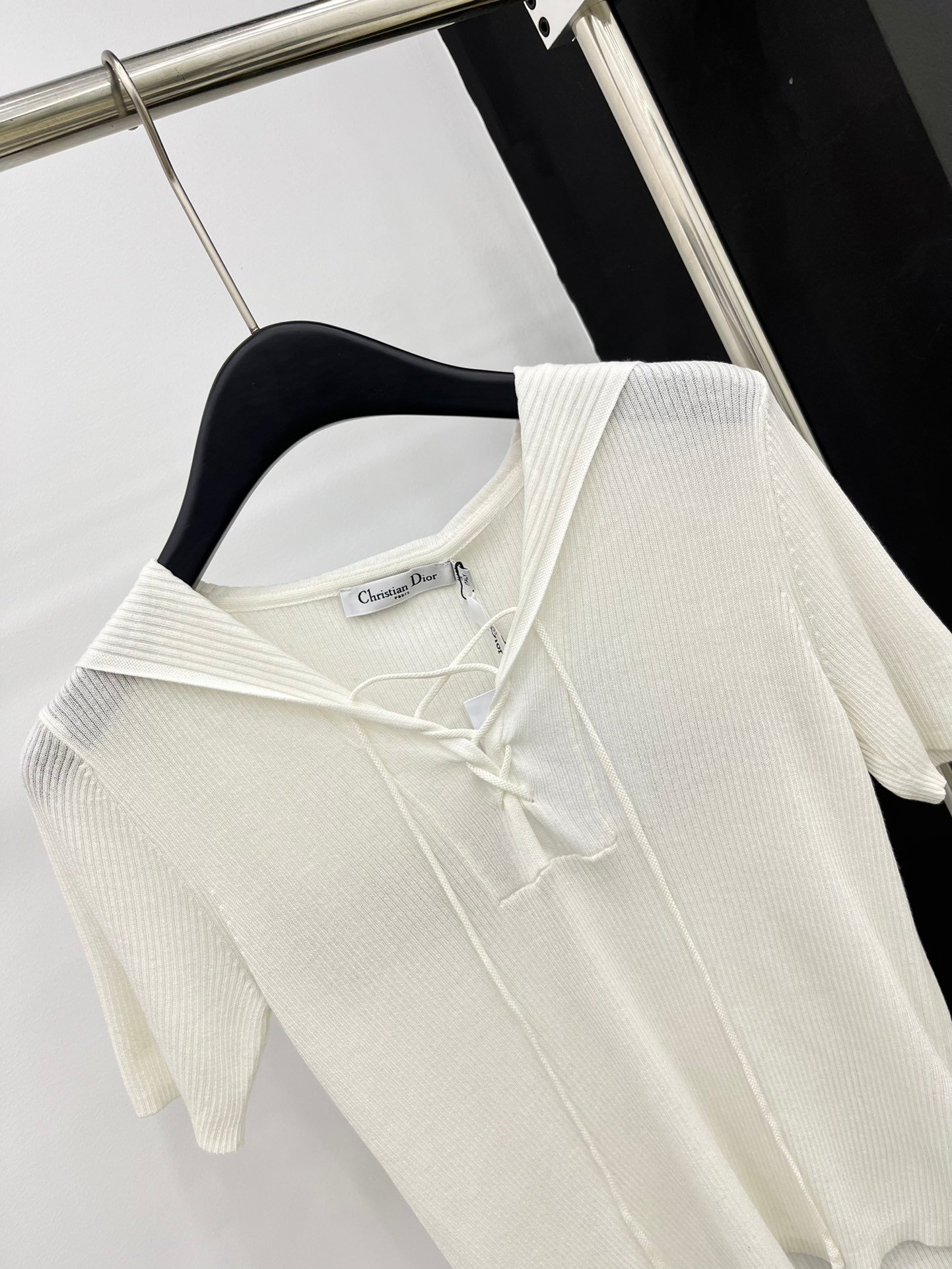 DIOR一比一高仿精品衣服 純棉針織上衣開衫短袖