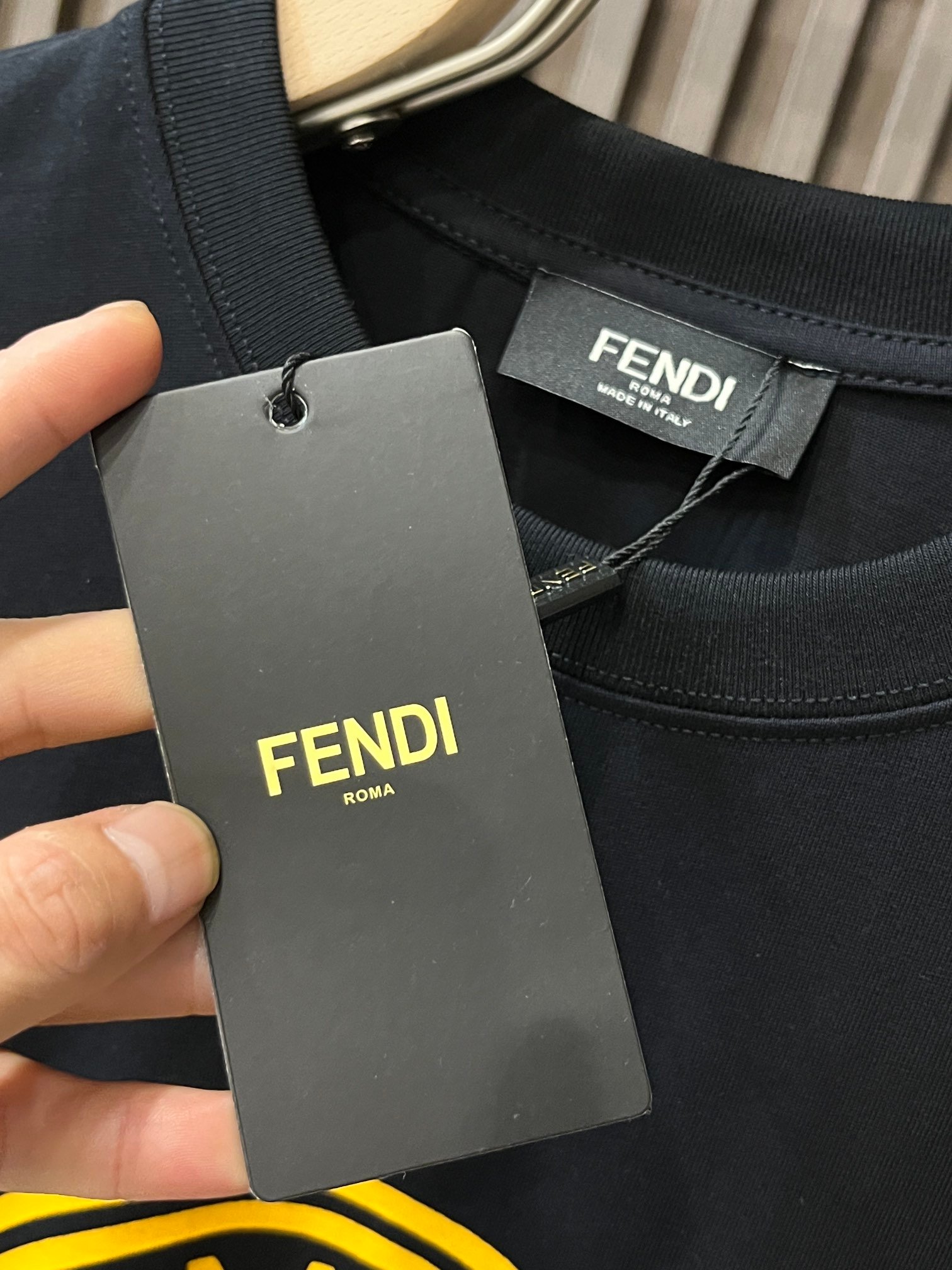 高品質Fendi原單頂級面料最高版本時尚潮流短袖T恤 男裝