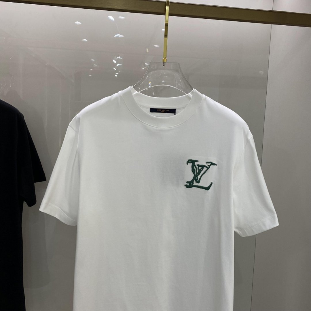 頂級高仿2024Louis Vuitton圓領短袖T恤