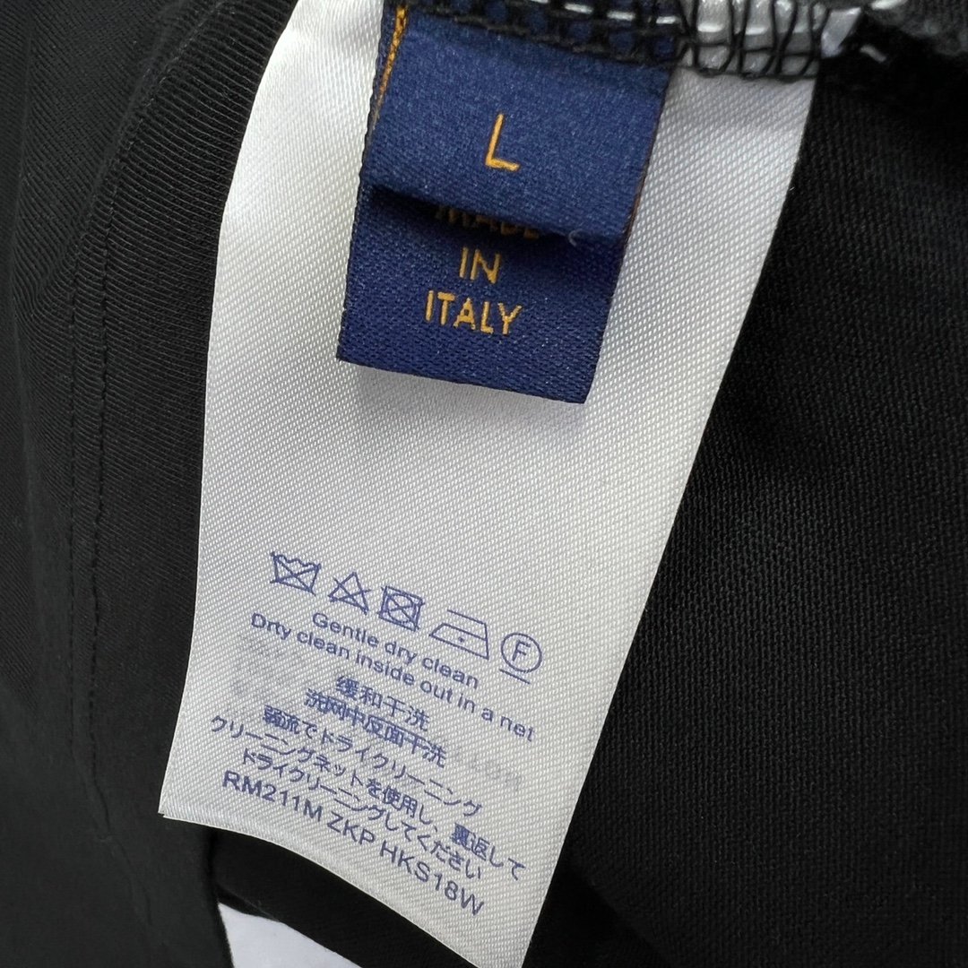 藍色雲朵頂級高仿LV精品衣服 官網同步短袖純棉T恤