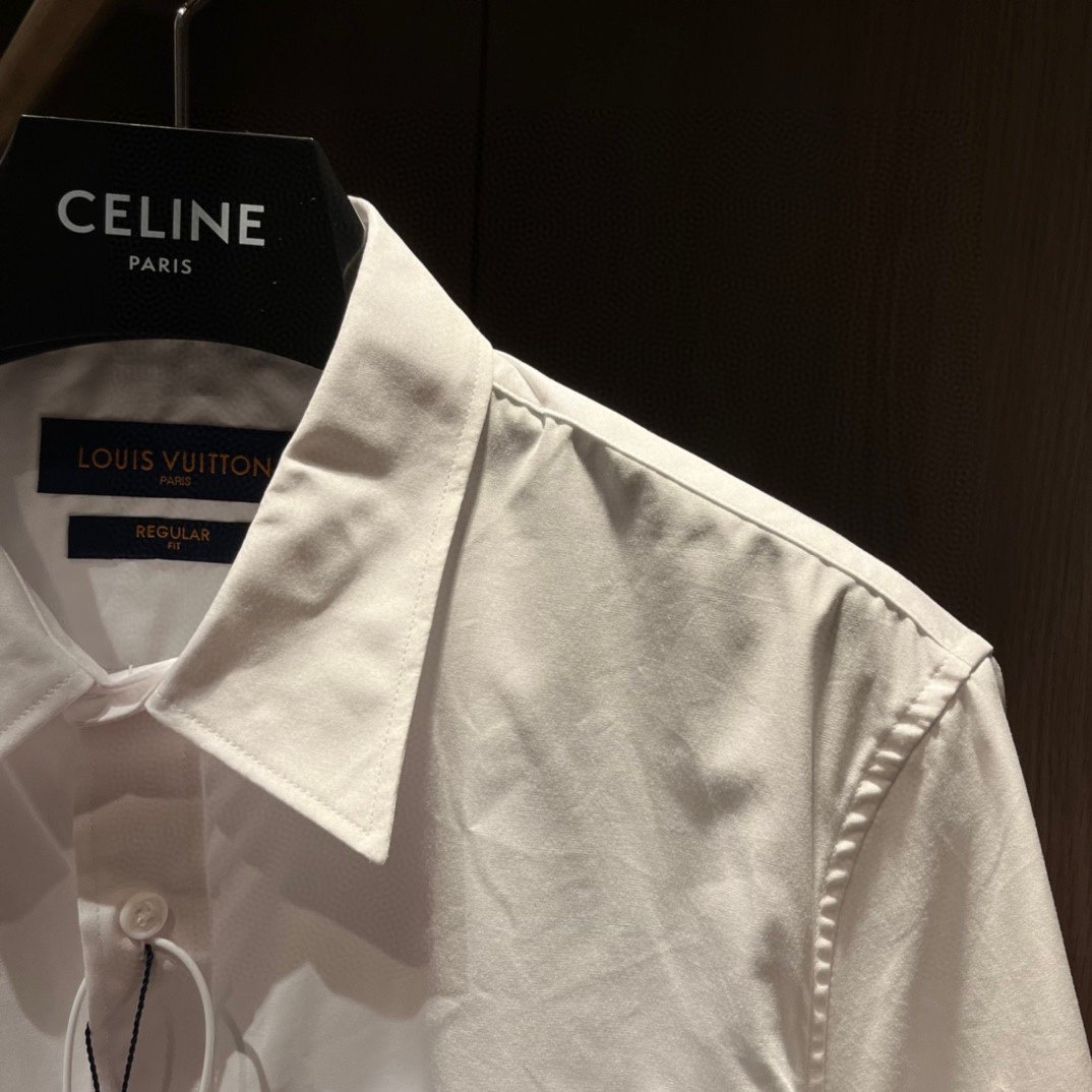 頂級男裝衣服路易威登原單精品襯衣襯衫