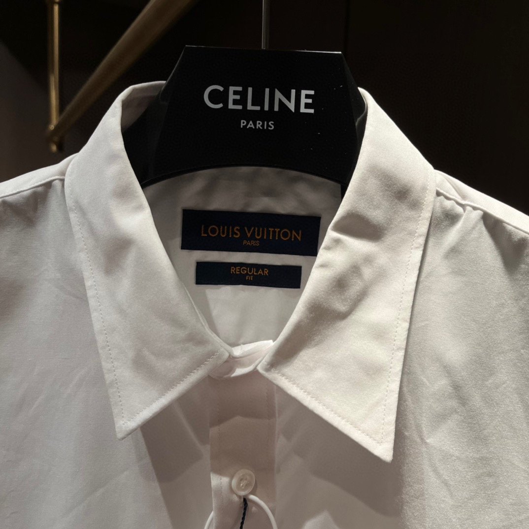 頂級男裝衣服路易威登原單精品襯衣襯衫