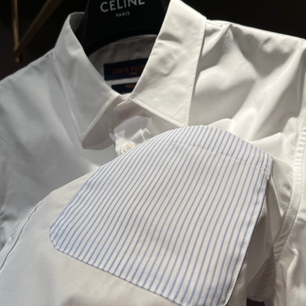 頂級男裝衣服路易威登原單精品襯衣襯衫