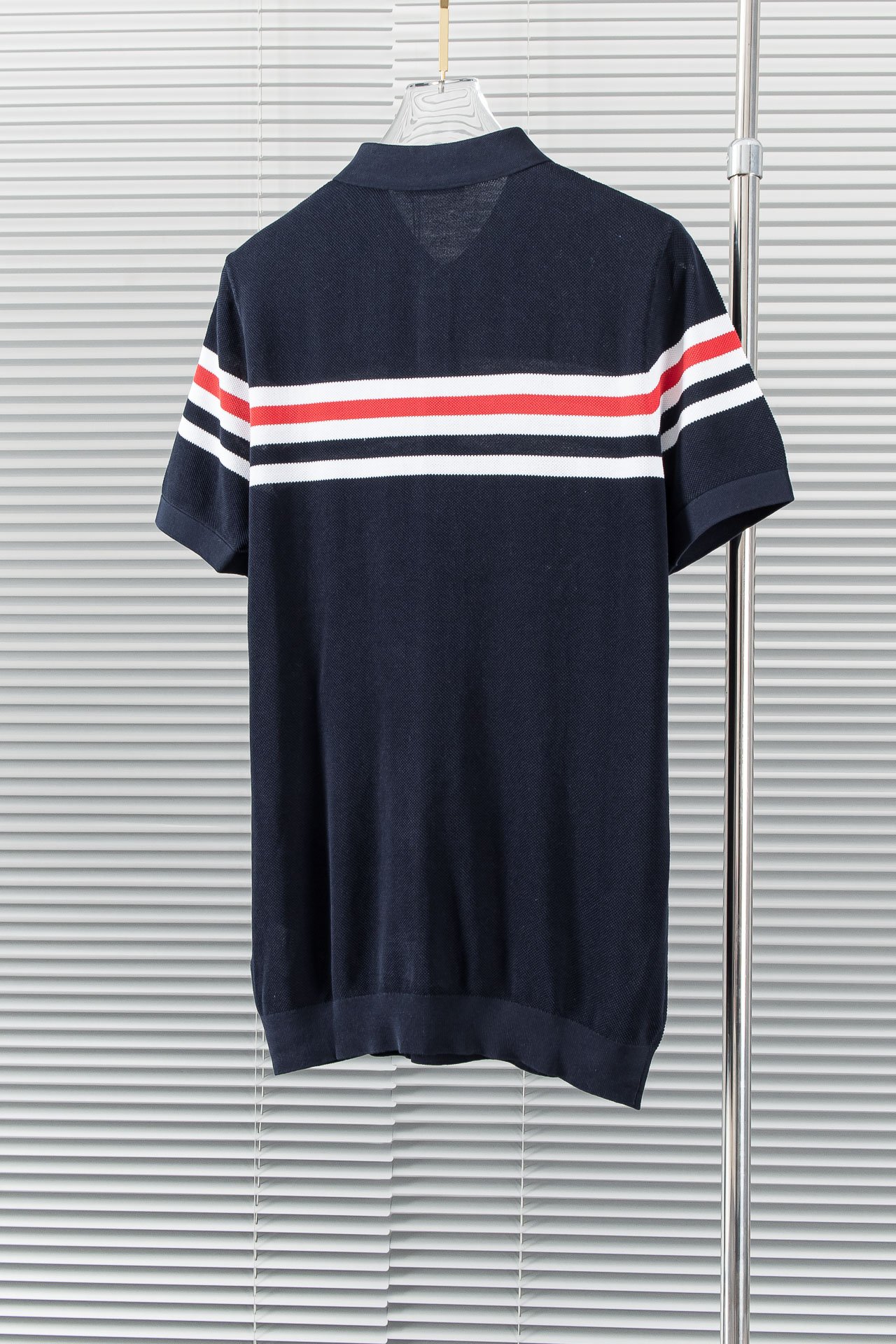 高仿服裝Thom Browne2024針織翻領短袖Polo衫