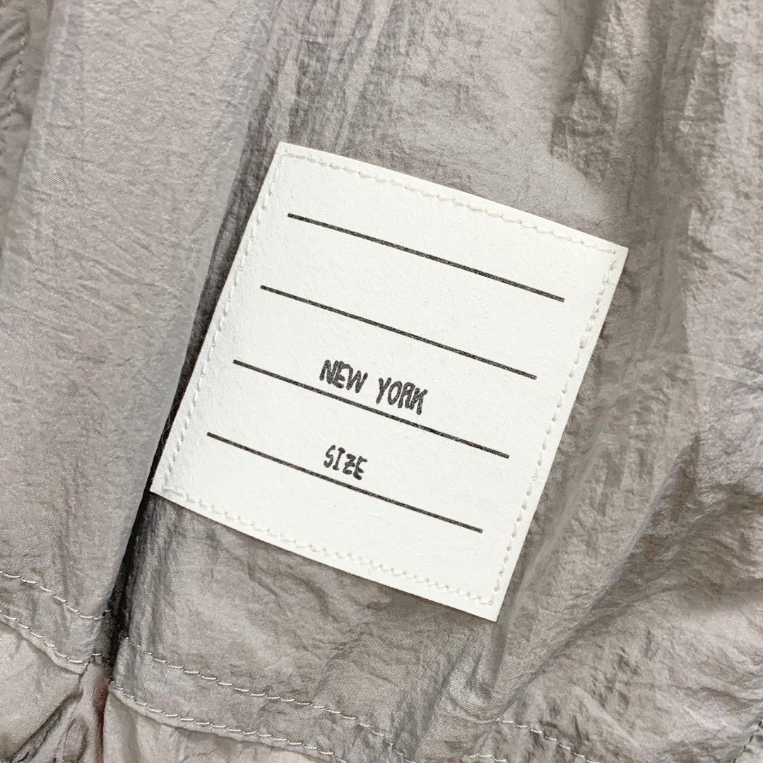 頂級精品服裝特姆佈朗高仿薄款皮護衣連帽外套