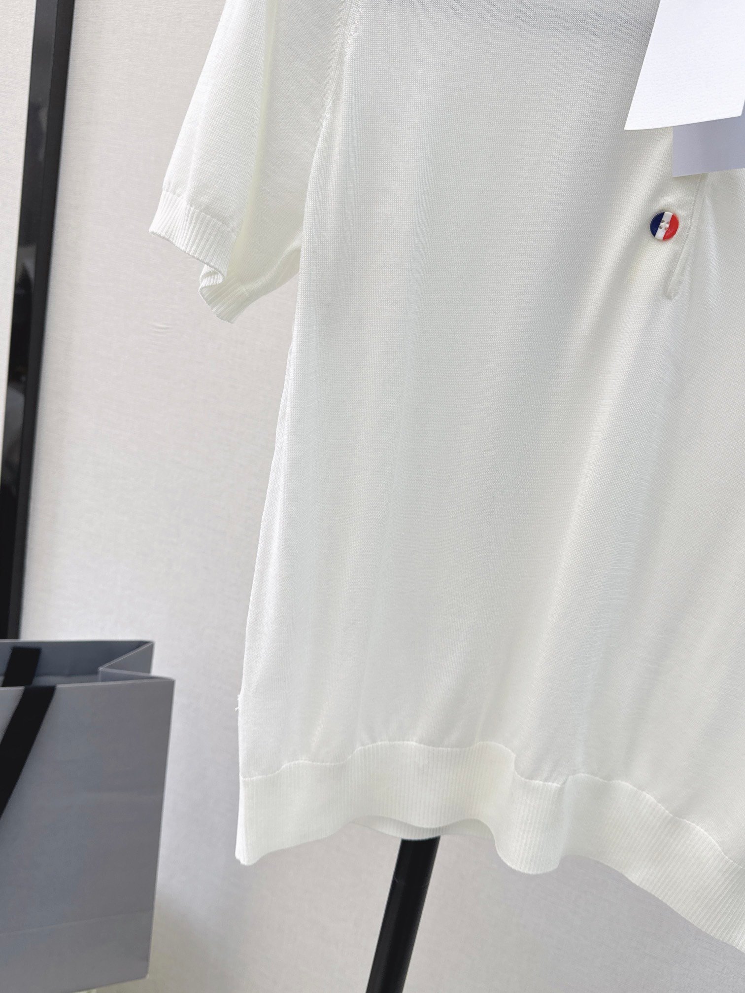 獨家首發頂級精品衣服原單針織天絲短袖開衫