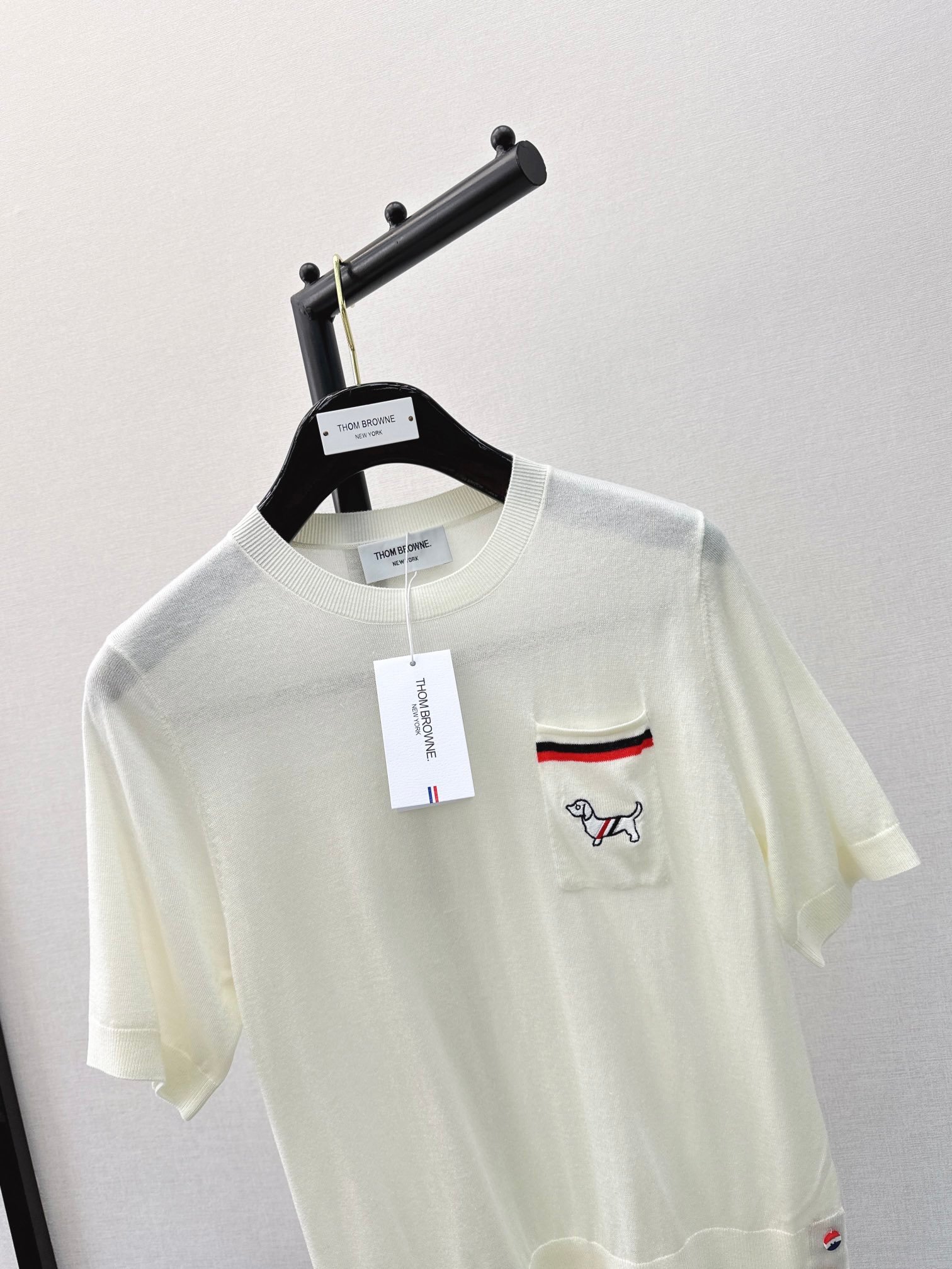 獨家精品特姆佈朗高仿A貨服裝學院風翻領天絲針織開衫