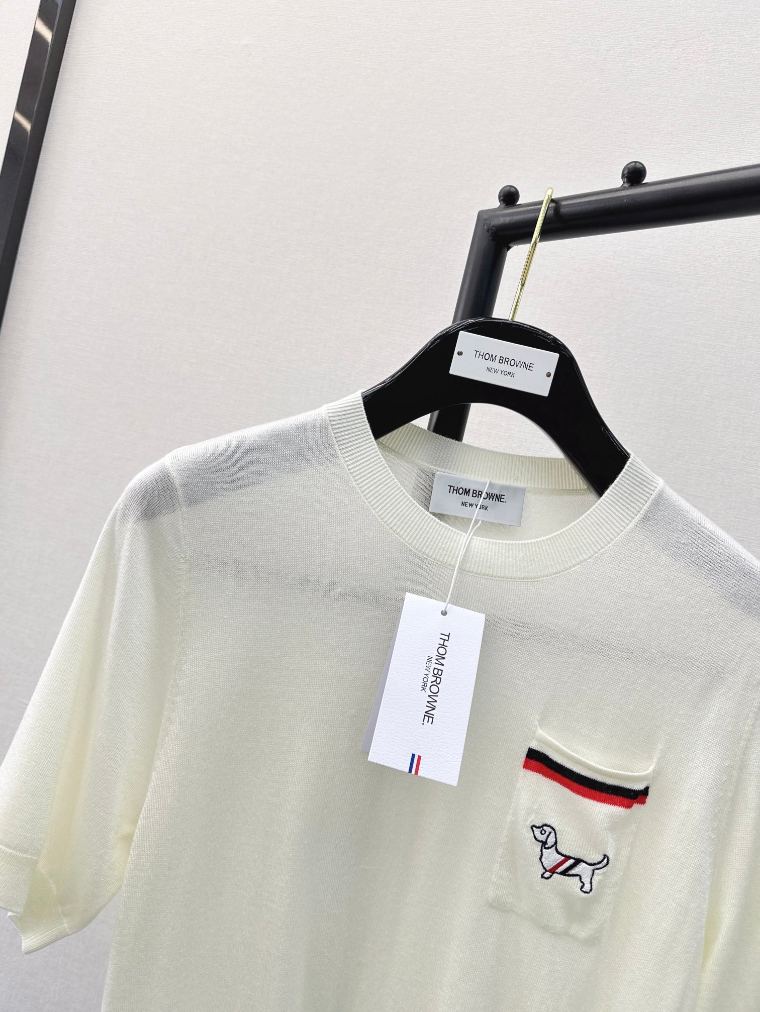 獨家精品特姆佈朗高仿A貨服裝學院風翻領天絲針織開衫