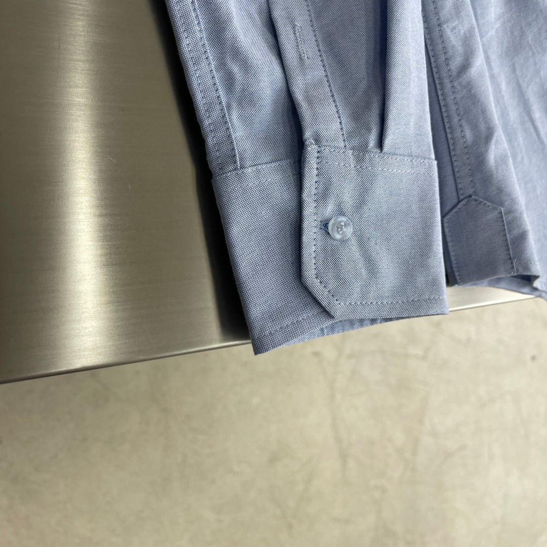 特姆佈朗TB男裝精品衣服牛津紡襯衣長袖襯衫