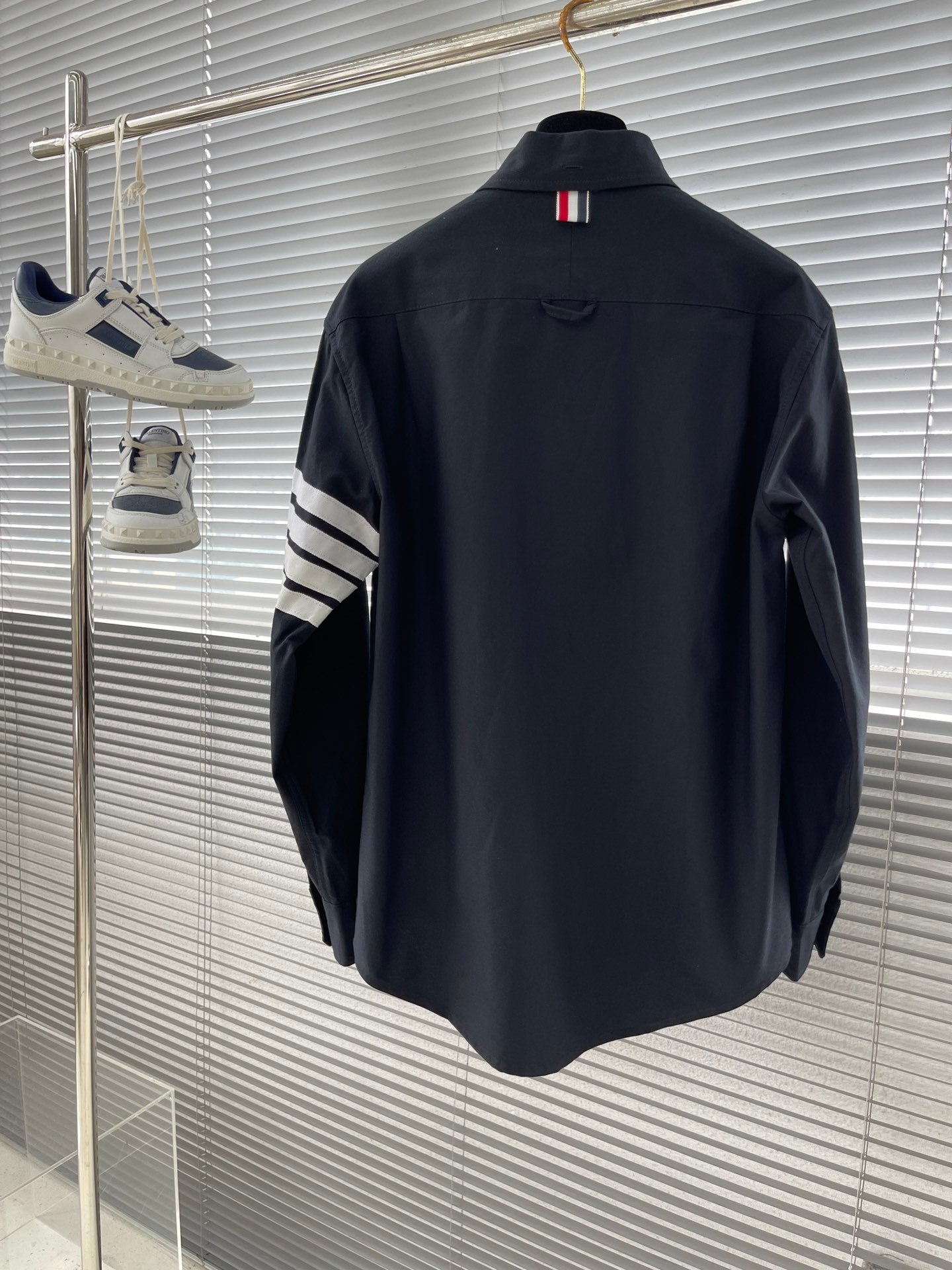 頂級高仿服裝特姆佈朗TB精品衣服長袖牛津紡襯衣男裝