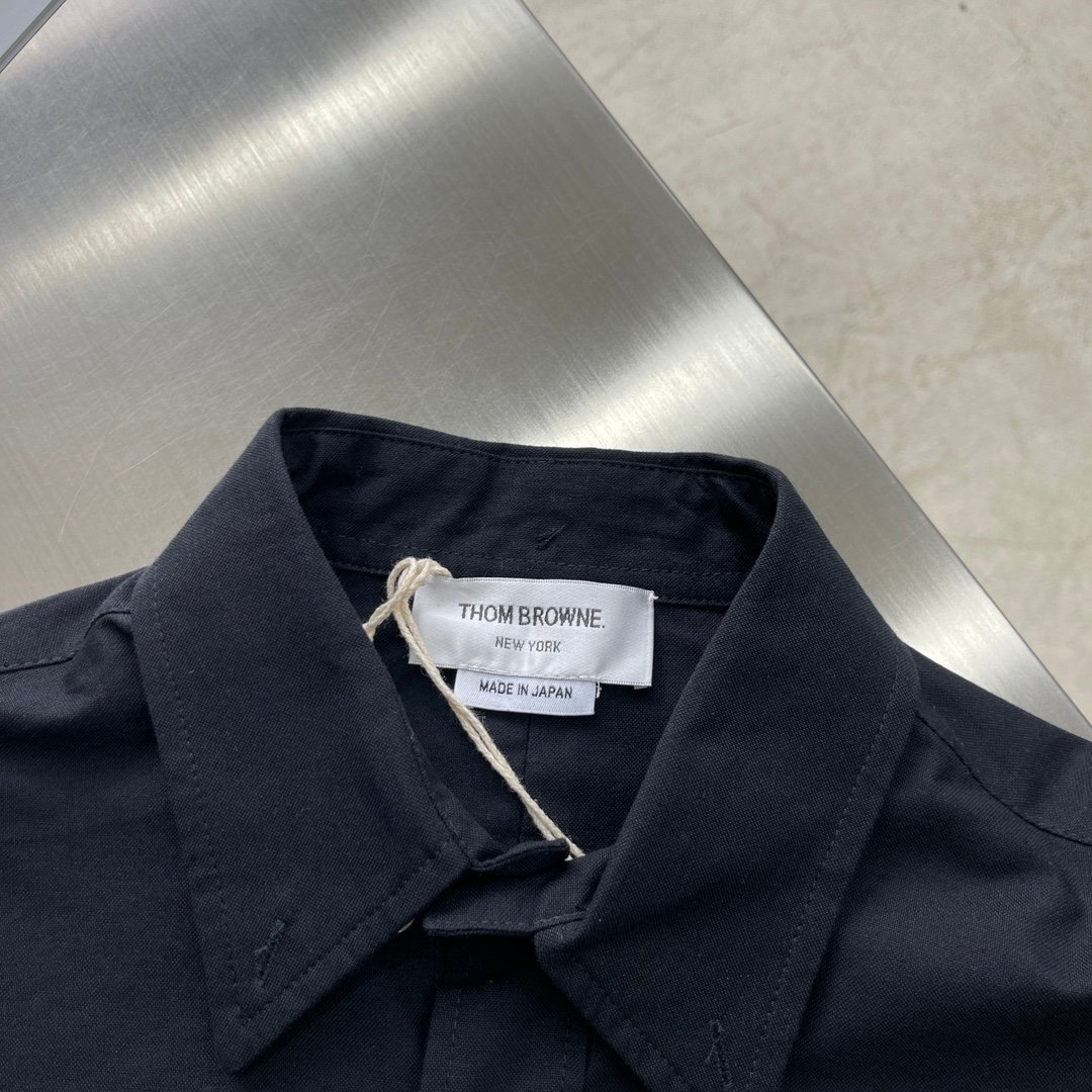 頂級高仿服裝特姆佈朗TB精品衣服長袖牛津紡襯衣男裝