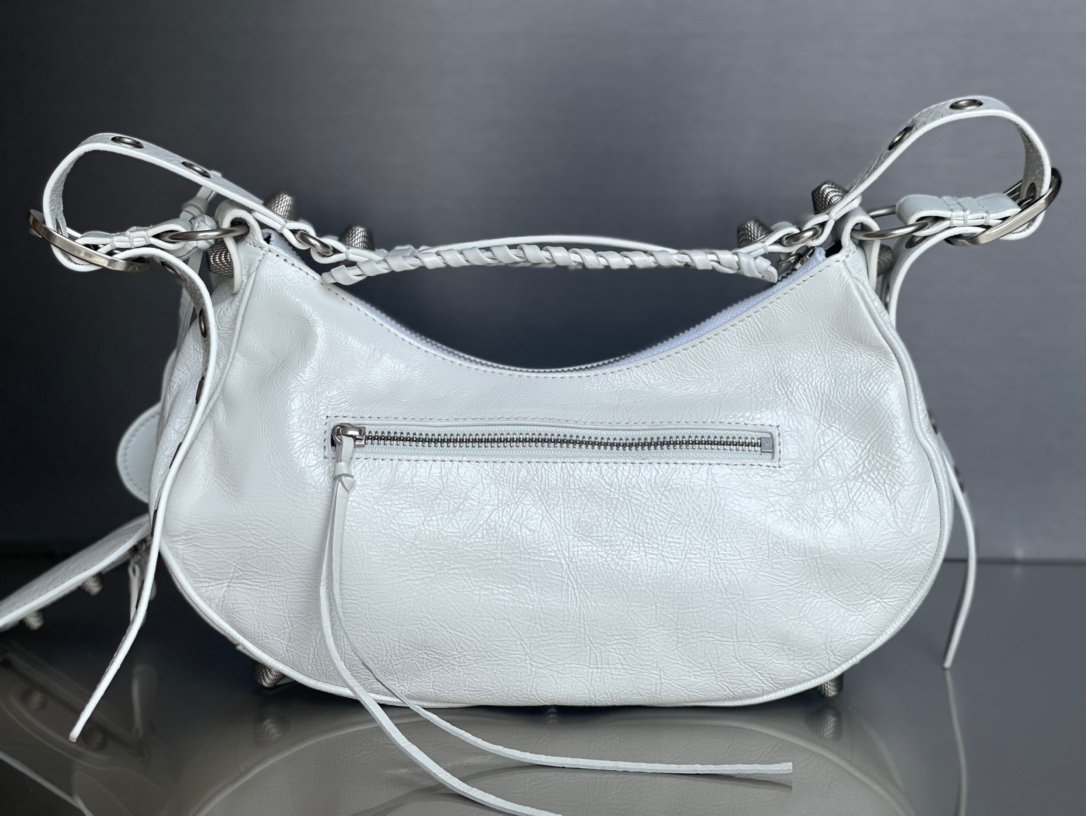 専櫃一比一 balenciaga巴黎世家 LE CAGOLE小號單肩包 油蠟白