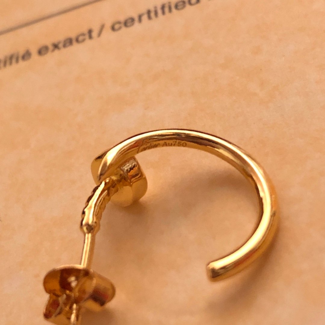 頂級卡地亞Cartier高仿耳釘JUSTE UN CLOU18K耳環