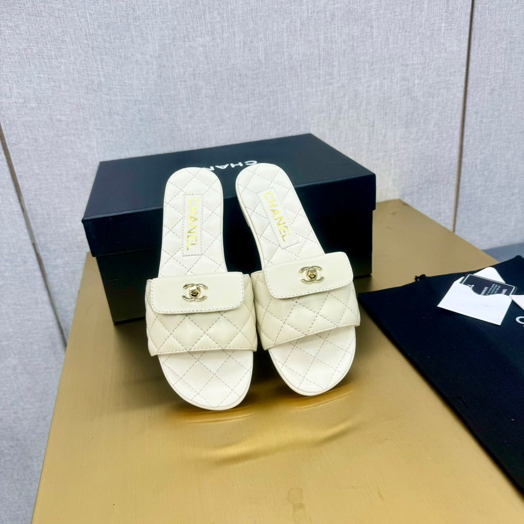 頂級原單CHANEL香奈兒走秀款涼鞋 拖鞋 高仿鞋子