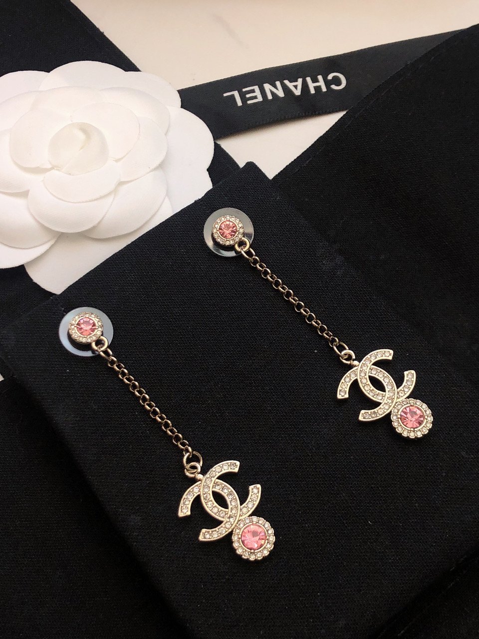 CHANEL一比一復刻耳釘耳環 雙C流蘇太美了