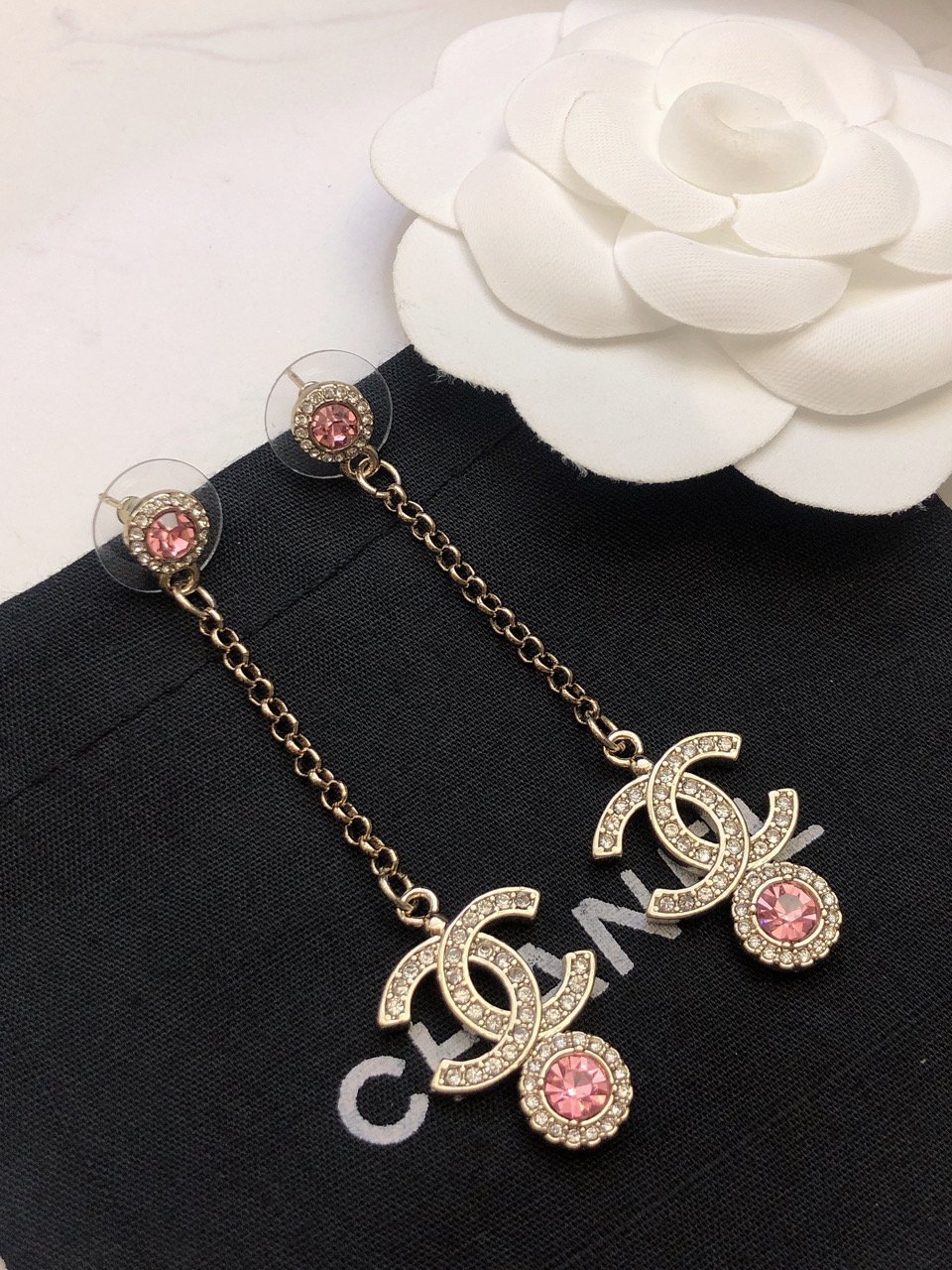 CHANEL一比一復刻耳釘耳環 雙C流蘇太美了
