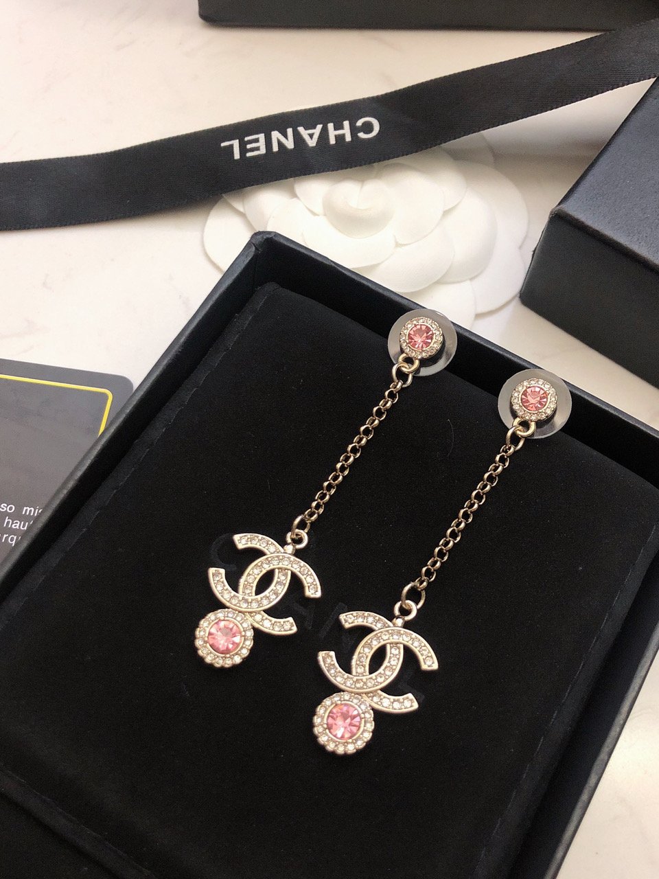 CHANEL一比一復刻耳釘耳環 雙C流蘇太美了