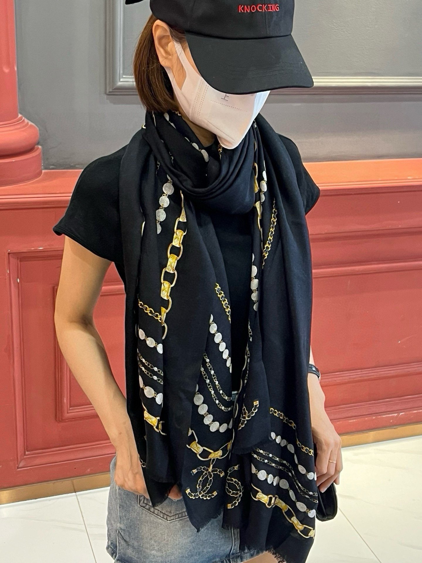 真心漂亮 頂級高仿香奈兒CHANEL羊絨圍巾