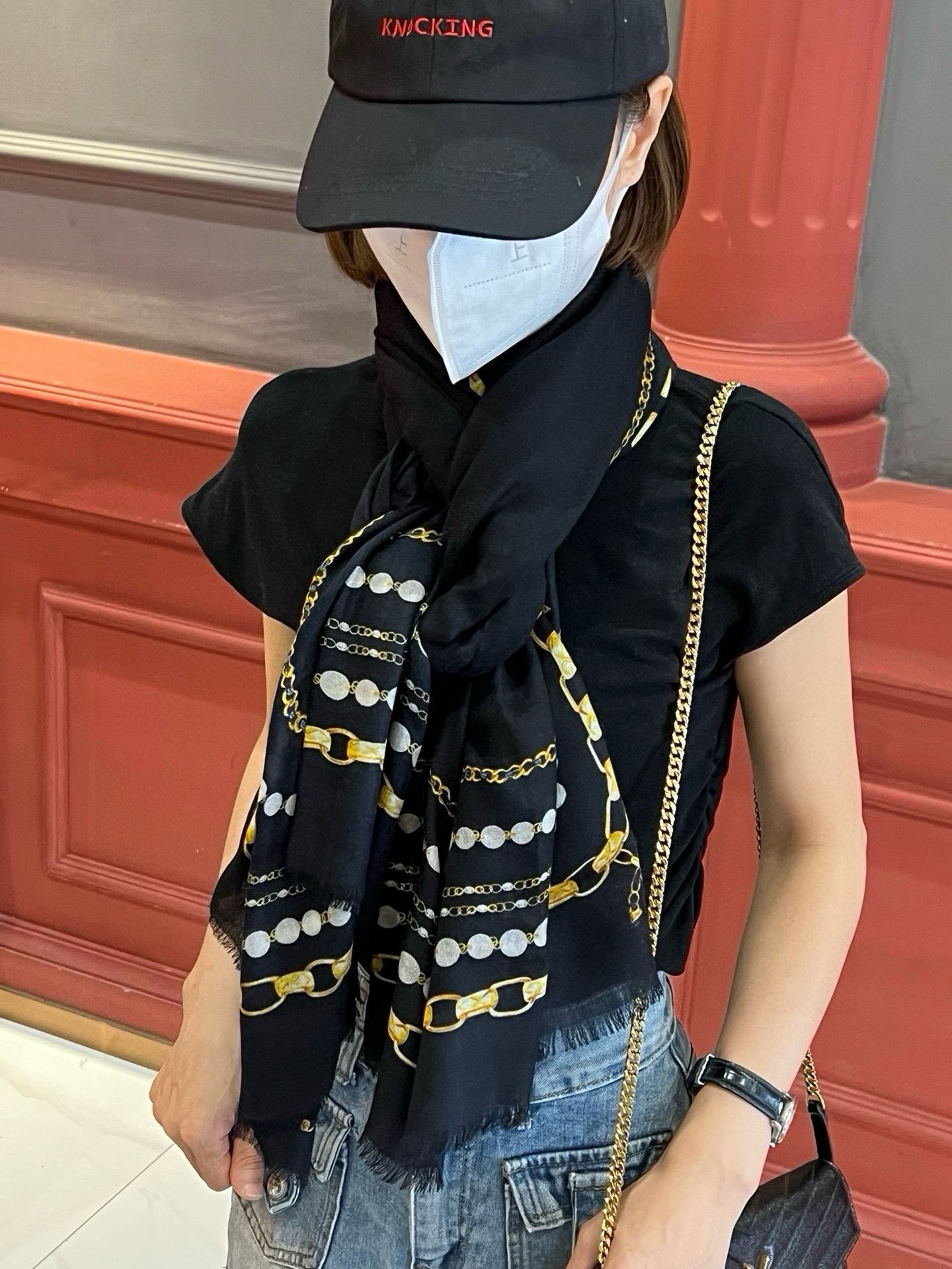 真心漂亮 頂級高仿香奈兒CHANEL羊絨圍巾