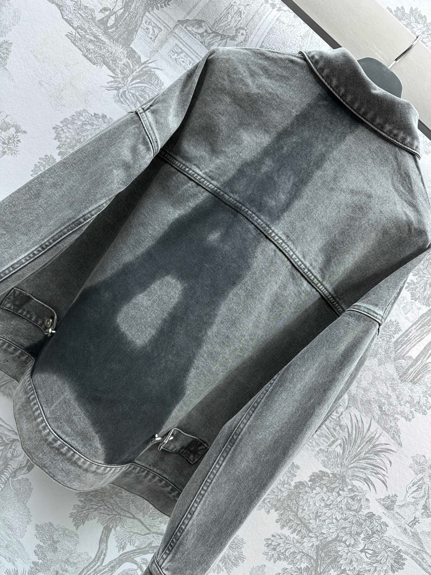 DIOR原單衣服純棉女款牛仔外套牛仔夾克