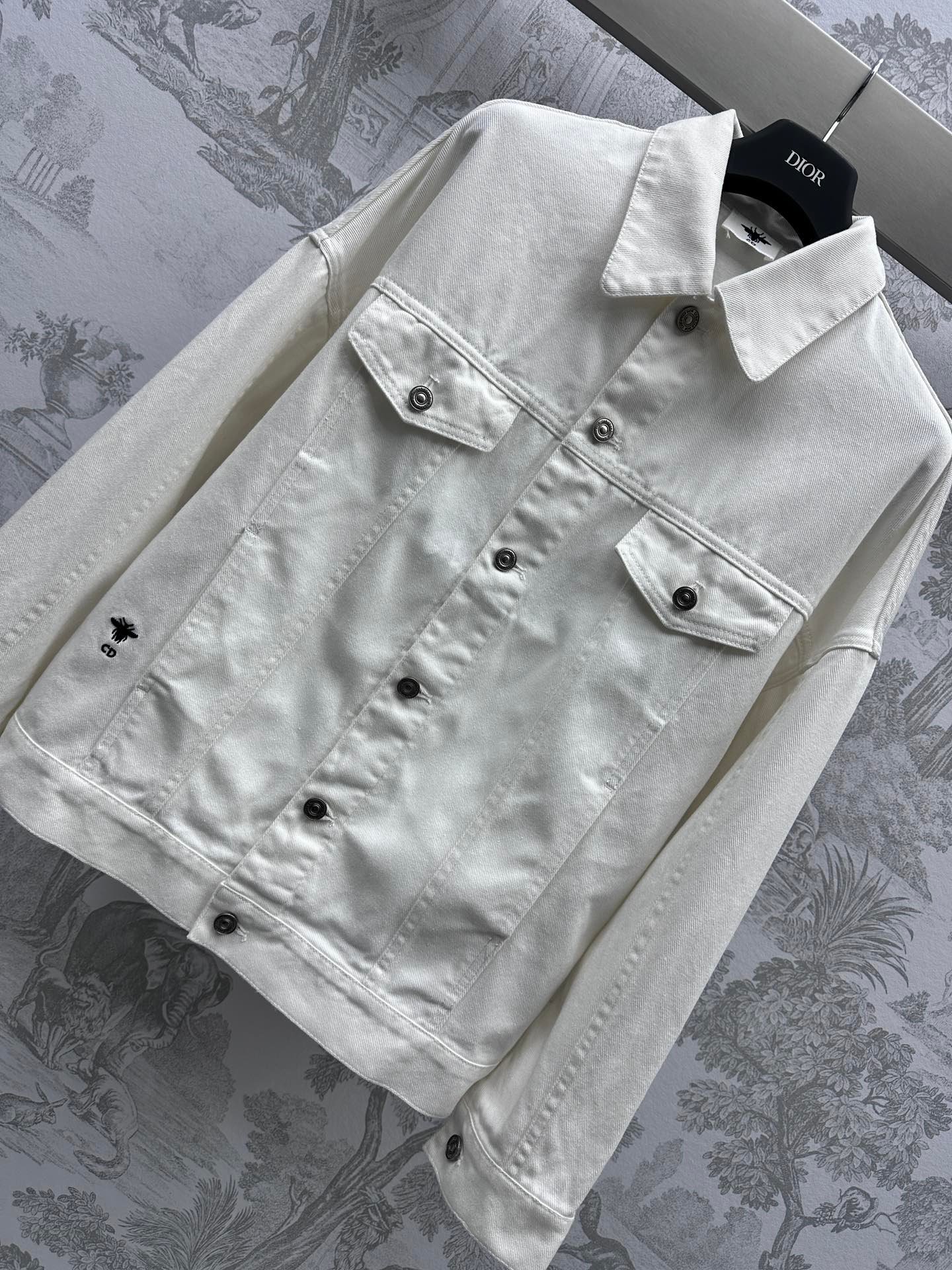 頂級原單DIOR高仿純棉牛仔外套女裝衣服