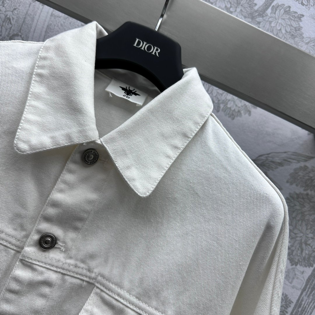 頂級原單DIOR高仿純棉牛仔外套女裝衣服
