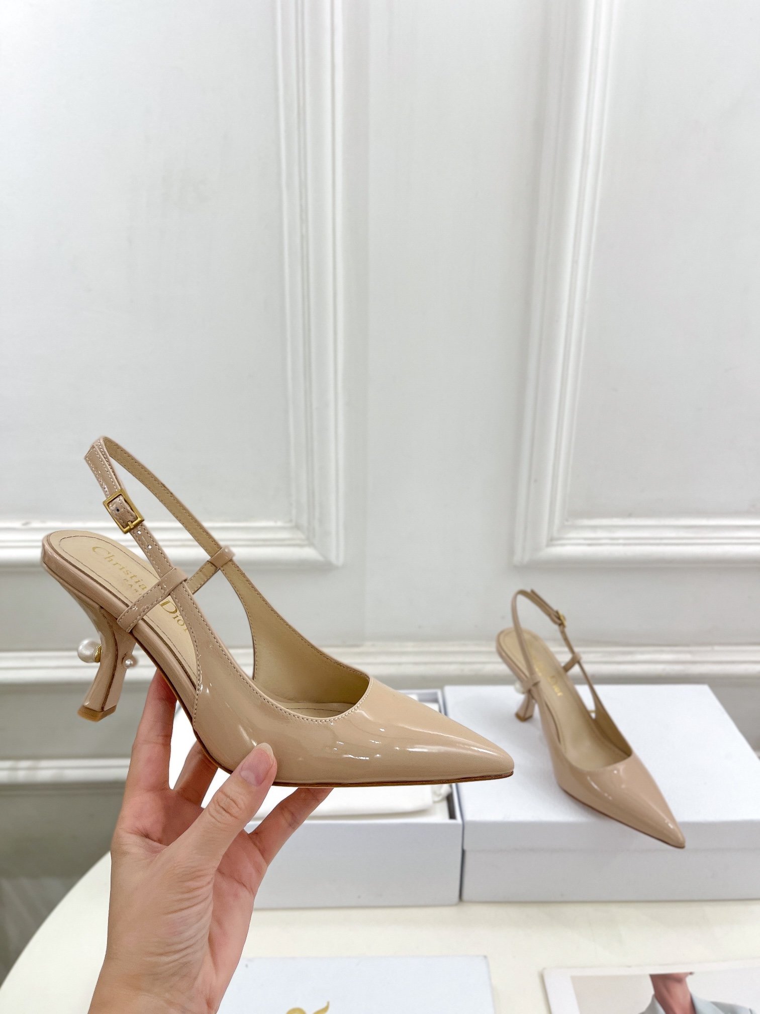DIOR頂級高仿romy系列女款高跟鞋