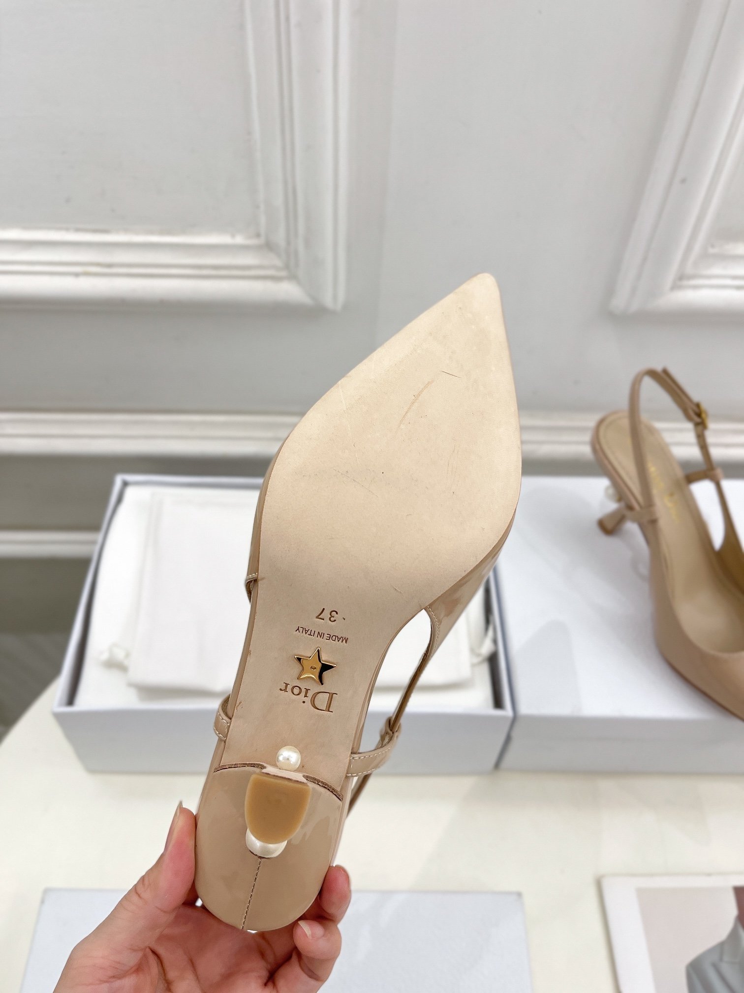 DIOR頂級高仿romy系列女款高跟鞋