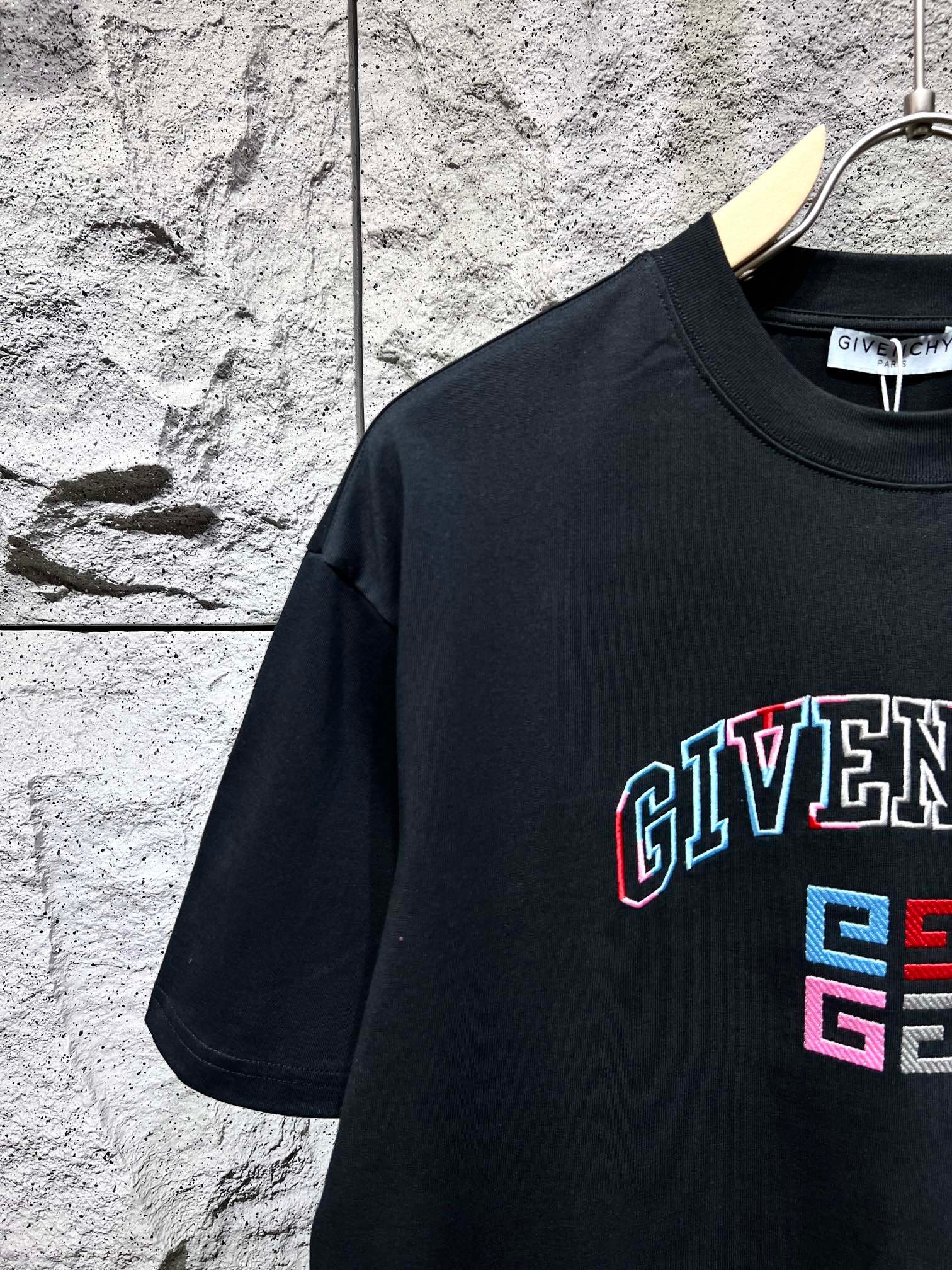 Givenchy高仿紀梵希定制純棉男裝休閒短袖T恤
