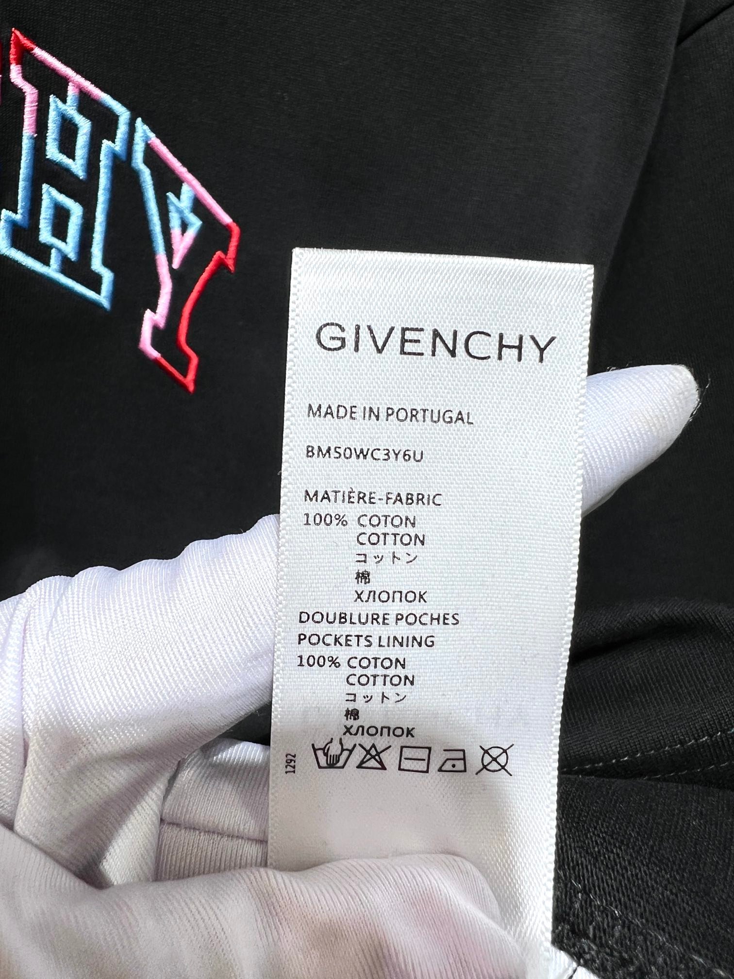 Givenchy高仿紀梵希定制純棉男裝休閒短袖T恤