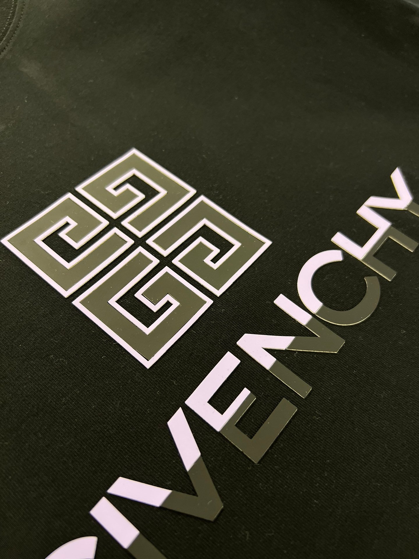 紀梵希頂級原單短袖印花T恤 純棉 logo刺繡
