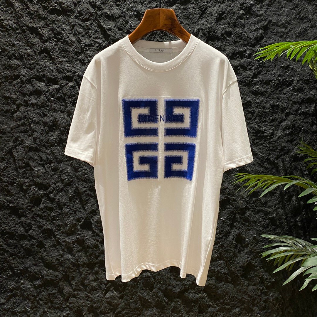 高仿紀梵希男裝圓領短袖T恤衣服