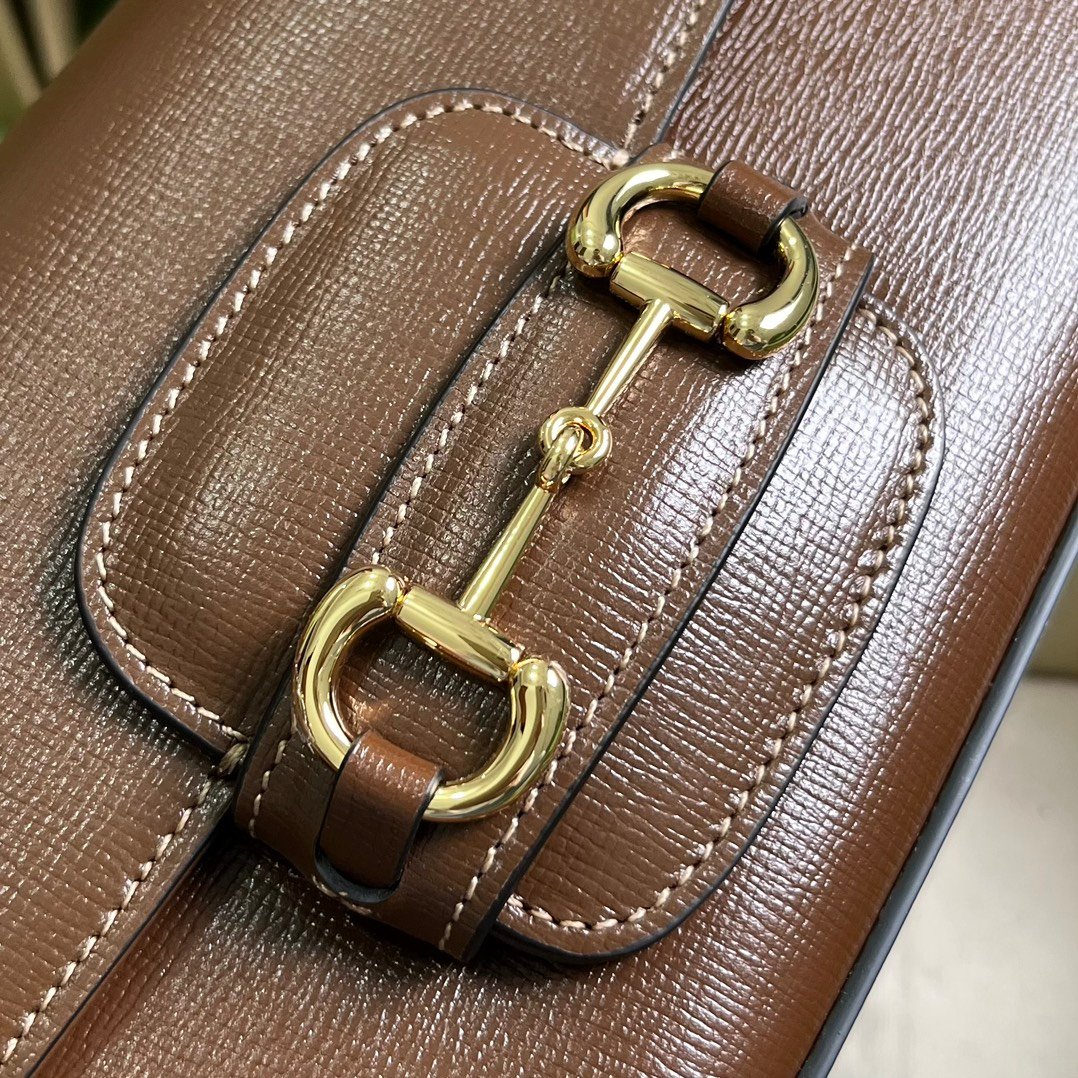 Gucci Horsebit 1955系列高仿肩背包單肩包女士真皮斜挎包