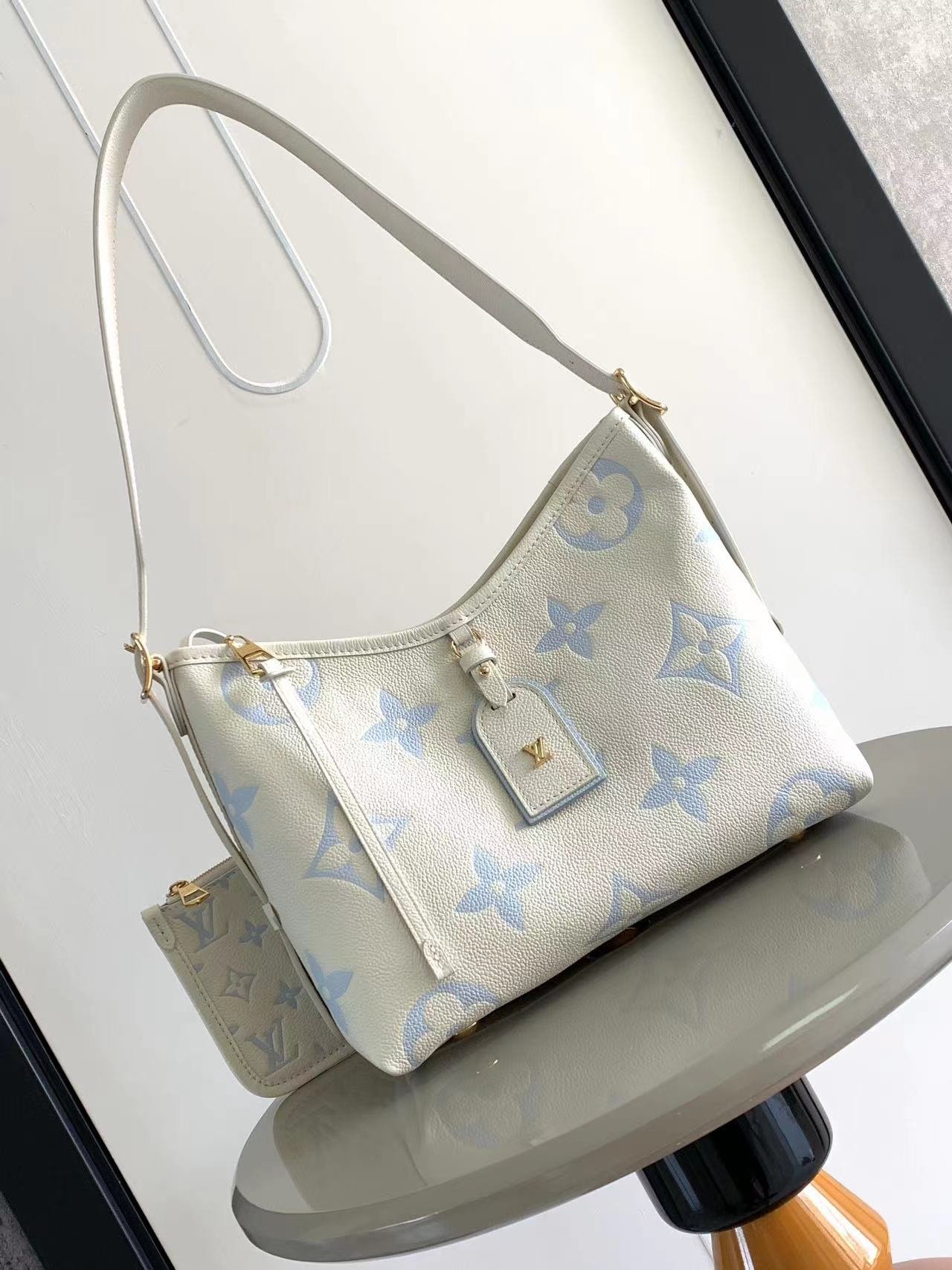 M46288M46203一比一復刻LV路易威登CarryAll壓紋皮革女士手袋手提包