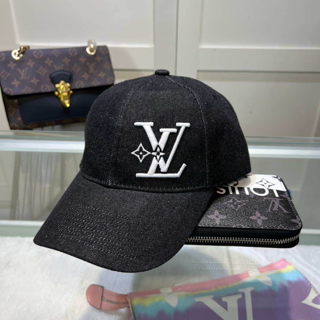 頂級原單路易威登LV刺繡棒球帽 男女通用