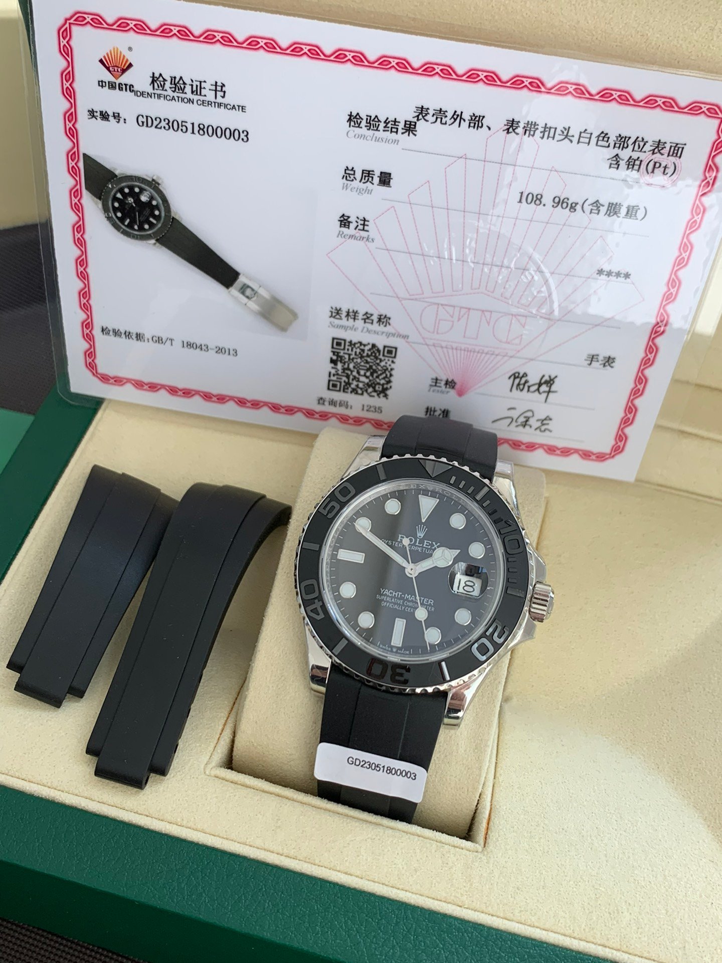 頂級精品高仿勞力士遊艇白金版Cerachrom陶瓷表圈男士手錶腕錶
