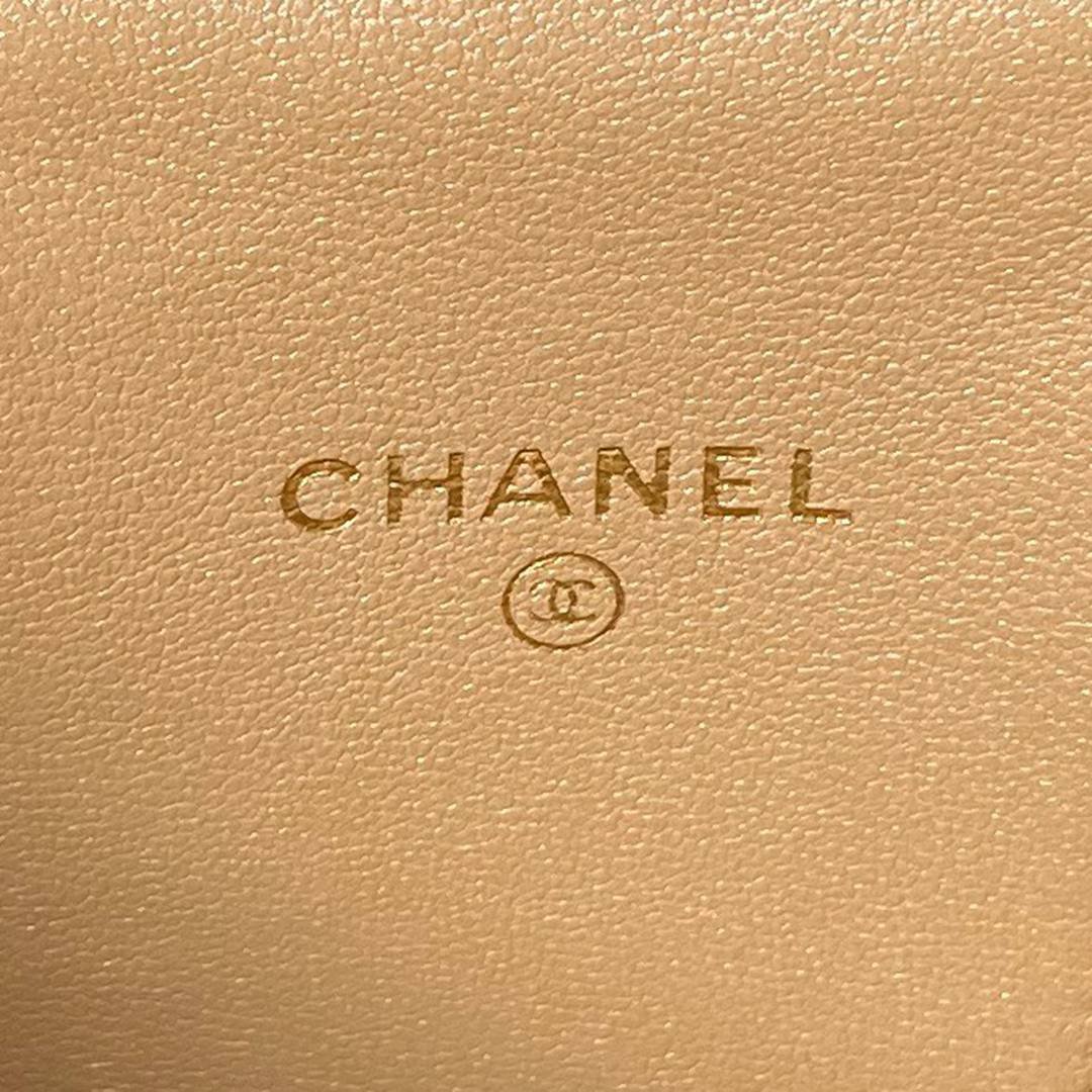 CHANEL2024新品A貨女款AP3940化妝包黑色包包
