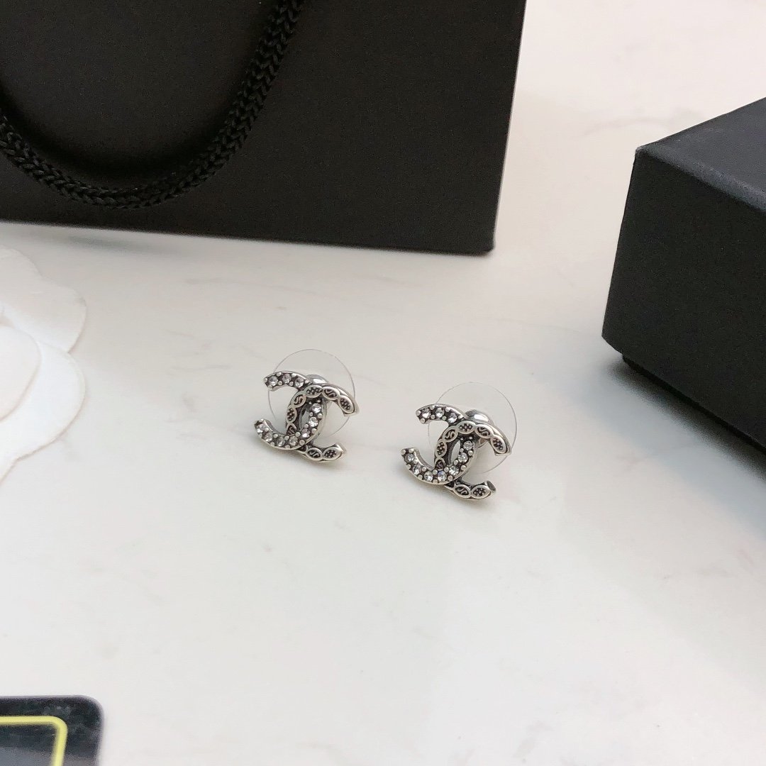 超級牛貨專櫃品質奢侈品高仿CHANEL香奈兒耳釘頂級耳環