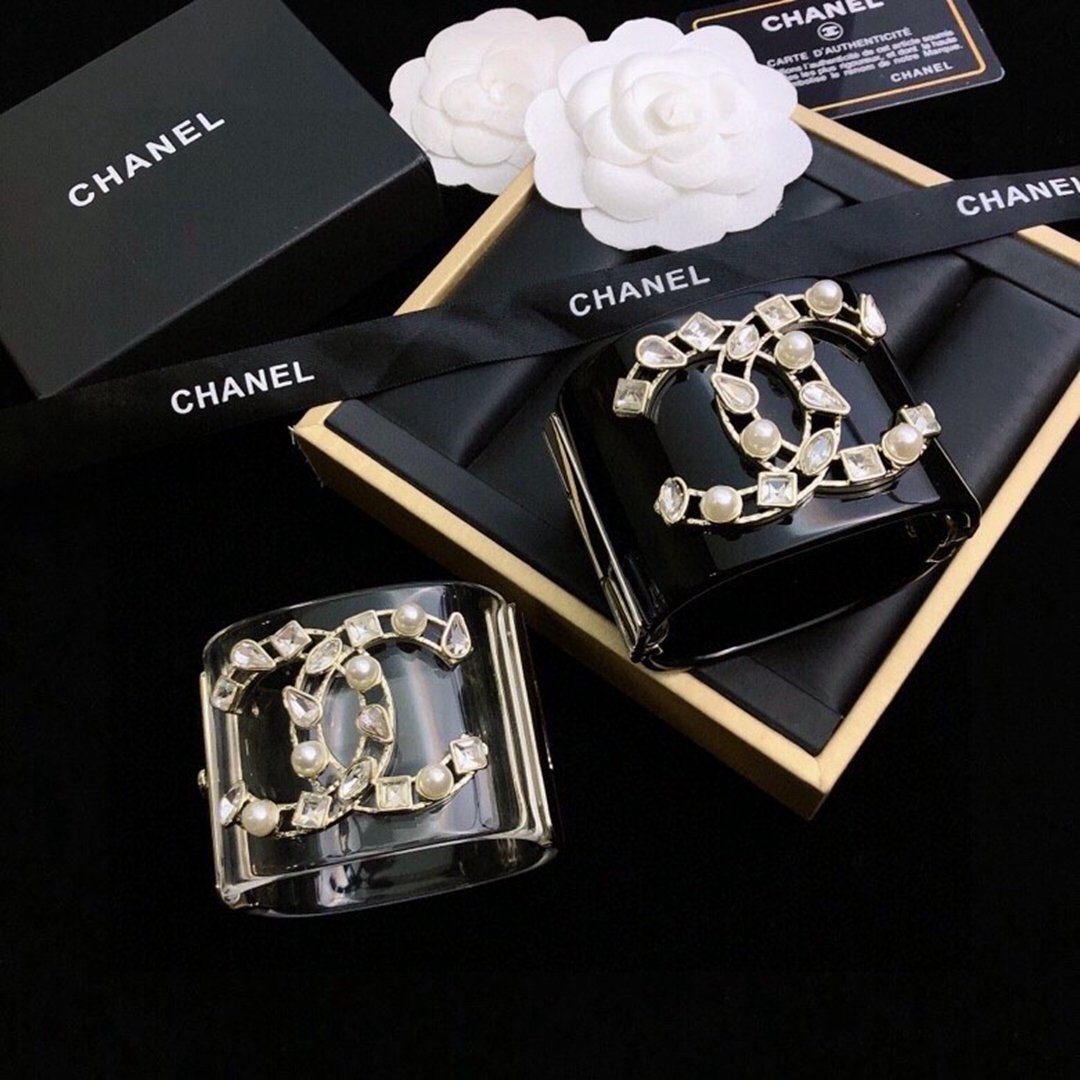 CHANEL新款透明logo手鐲 頂級原單一比一