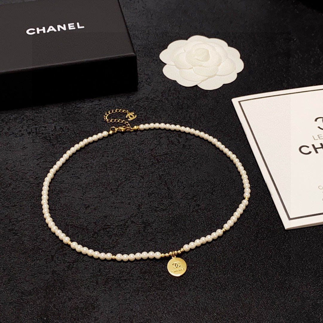 CHANEL香奈兒高仿雙C項鏈百搭款式特別好看
