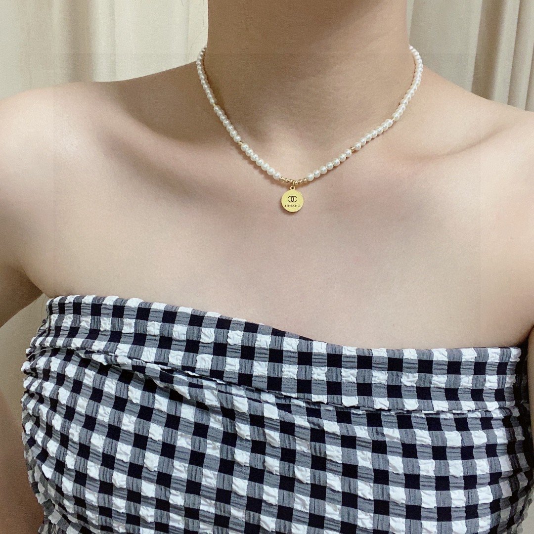 CHANEL香奈兒高仿雙C項鏈百搭款式特別好看