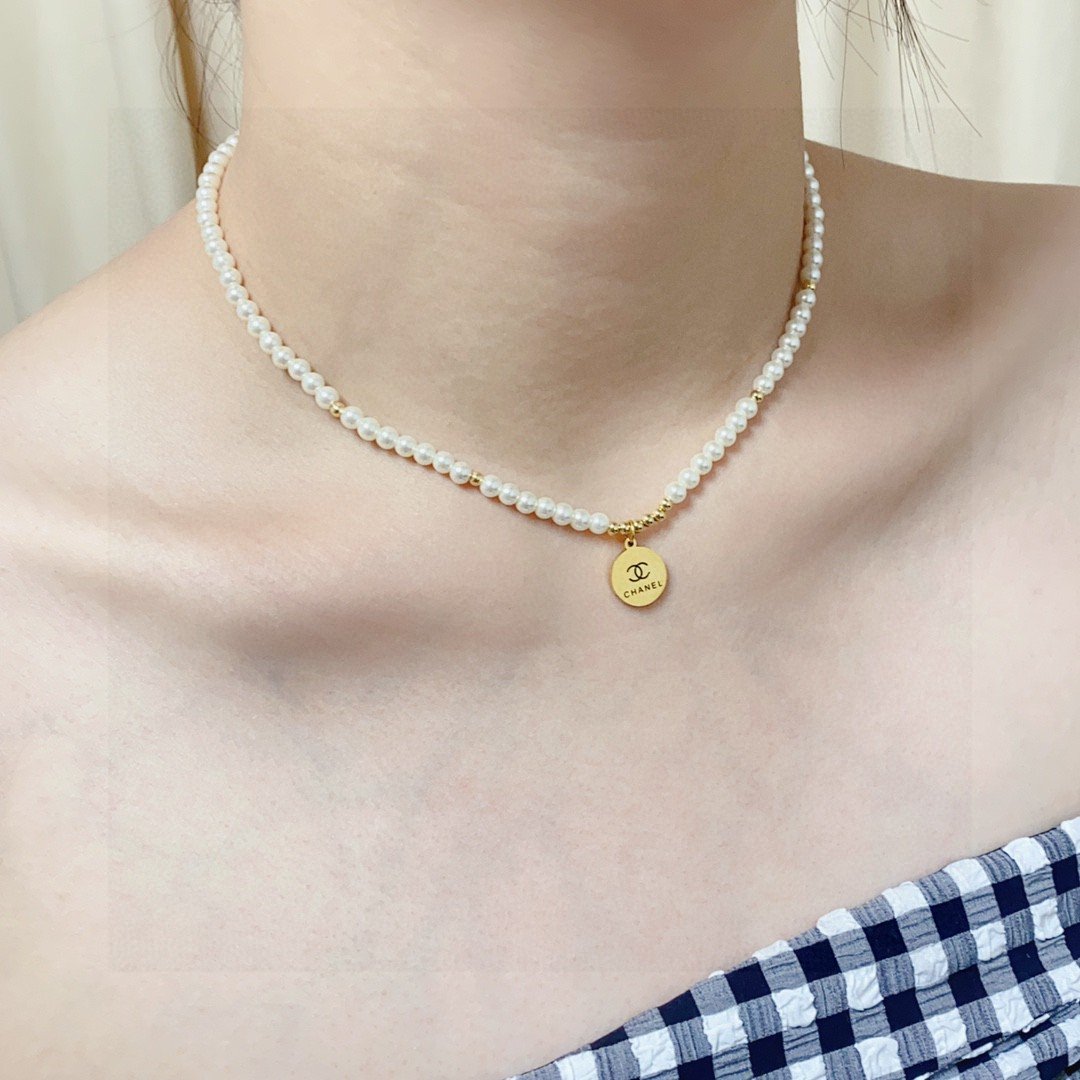 CHANEL香奈兒高仿雙C項鏈百搭款式特別好看