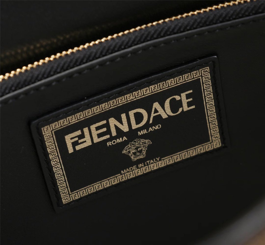 范思哲頂級復刻芬迪Fendace Gold Baroque女款手提包托特包