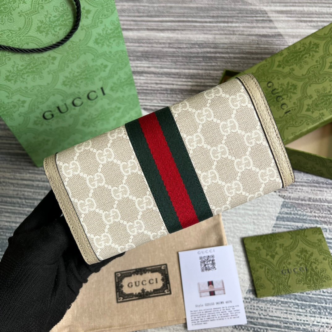 Ophidia系列頂級復刻一比一製作Gucci手拿包錢包男女款